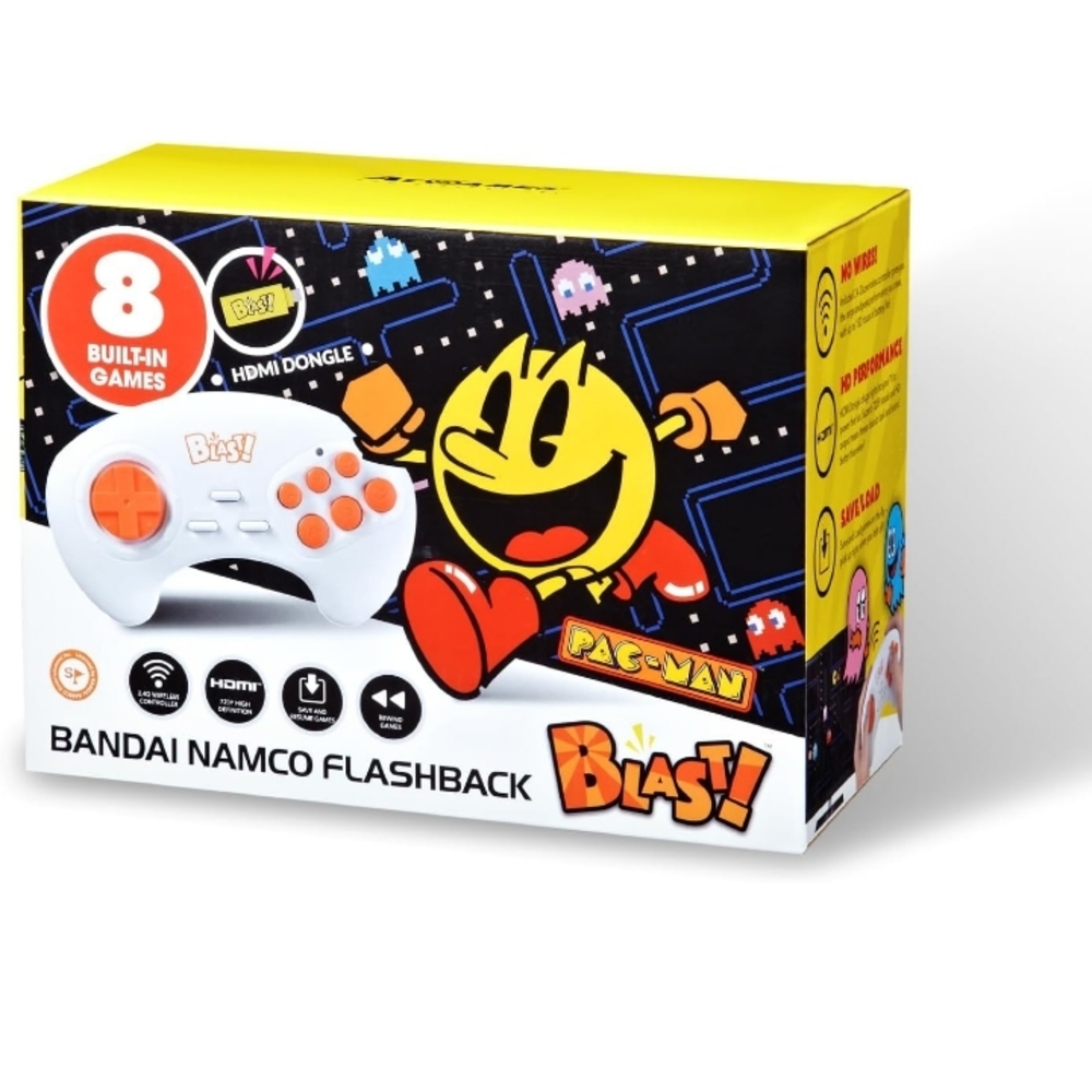 White Plug-and-Play Console with Built-in Games